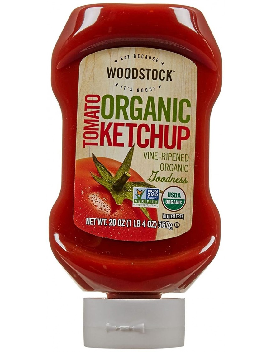 Woodstock Upside Down Tomato Ketchup (12x20 Oz)
