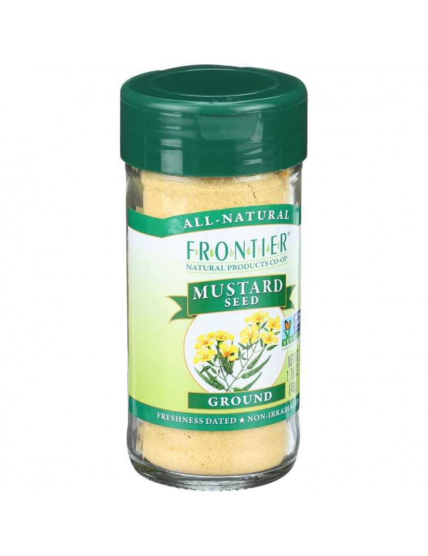 Frontier Herb Ground Yellow Mustard Seed (1x1.76 Oz)