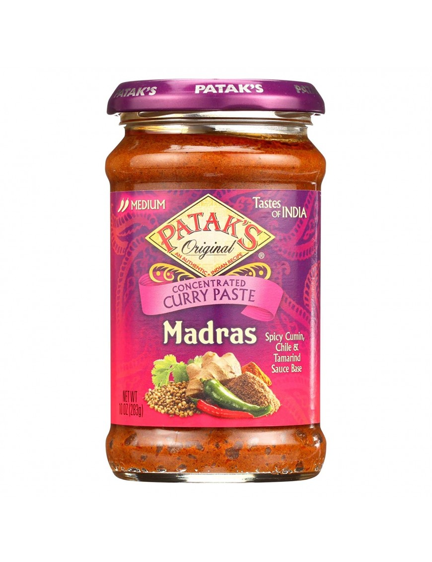 Pataks Madras Curry Paste (6x10Oz)