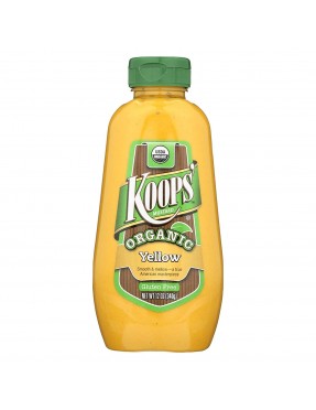 Koops Organic Yellow Mustard (12x12 OZ)