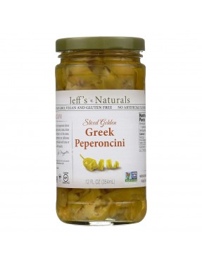 Jeff's Naturals PeprnciniSliced Grk (6x12OZ )