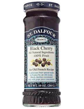 St. Dalfour Black Cherry 100% Fruit Conserve (6x10 Oz)