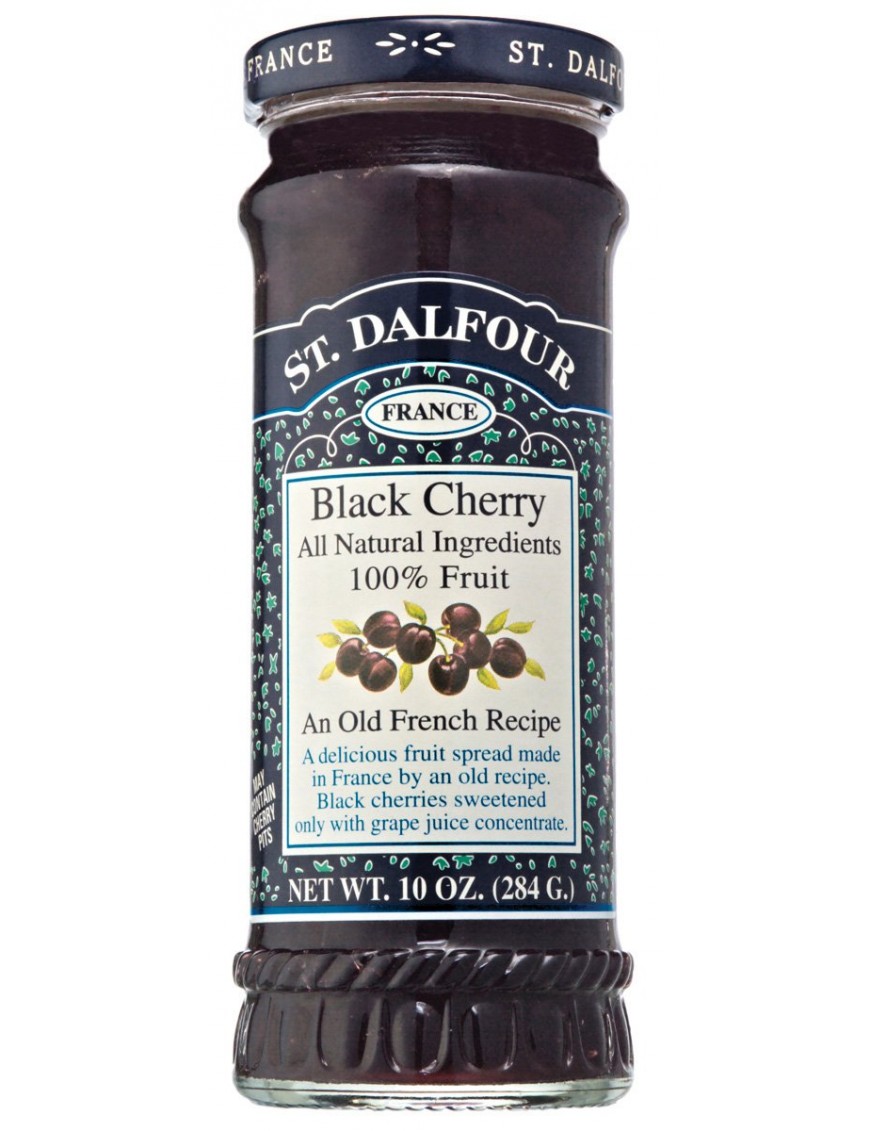 St. Dalfour Black Cherry 100% Fruit Conserve (6x10 Oz)