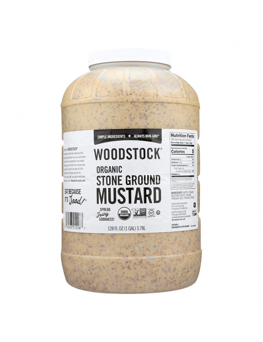 Woodstock Stoneground Mustard (4x1 GAL)