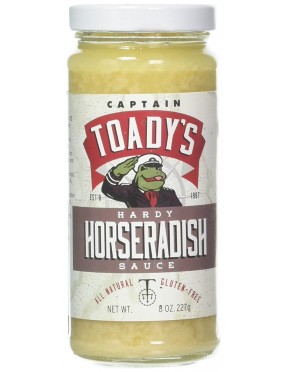 Captain Toady's Hardy Horseradish Sauce (12x8 Oz)