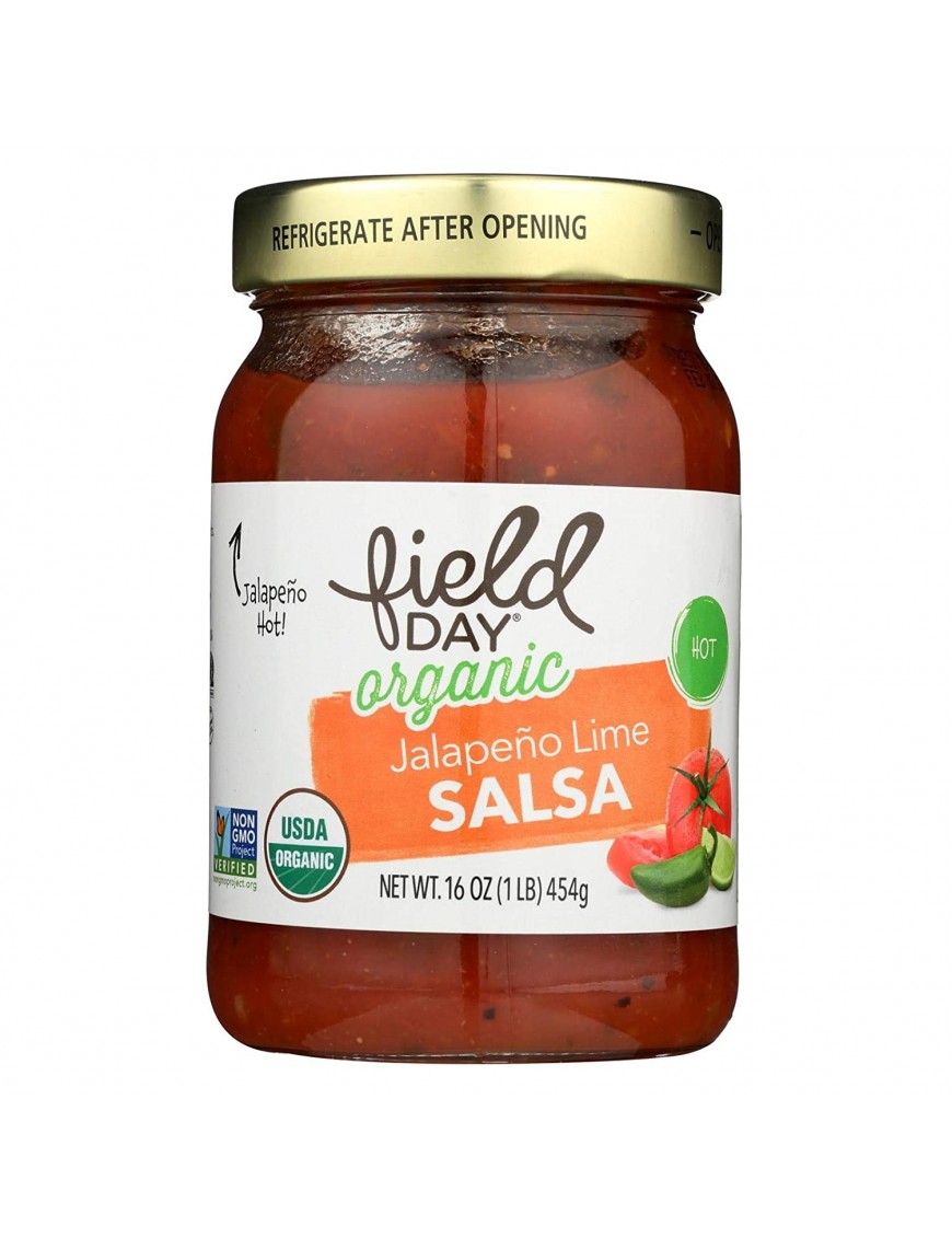 Field Day Organic Hot Salsa (12x16Oz)