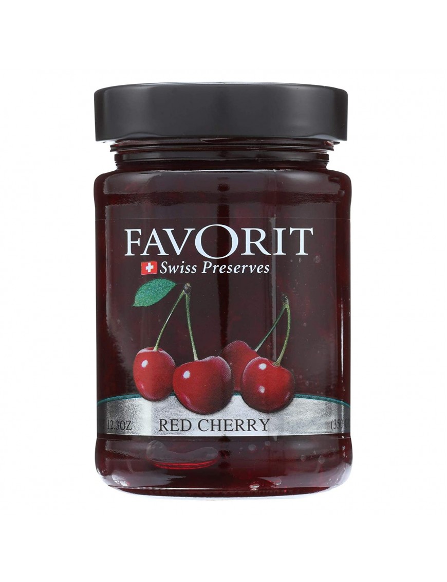 Favorit Swiss Red Cherry Preserves (6x12.3Oz)