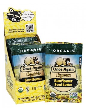 Once Again Once Again - Organic Sunflower Butter Squeeze (10X1.15 OZ)