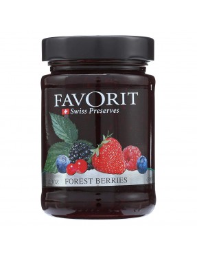 Favorit Swiss Forest Berries Preserves (6x12.3Oz)