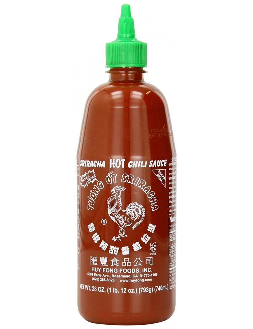 Huy Fong Sriracha Ht Chli Sauce (12x28OZ )