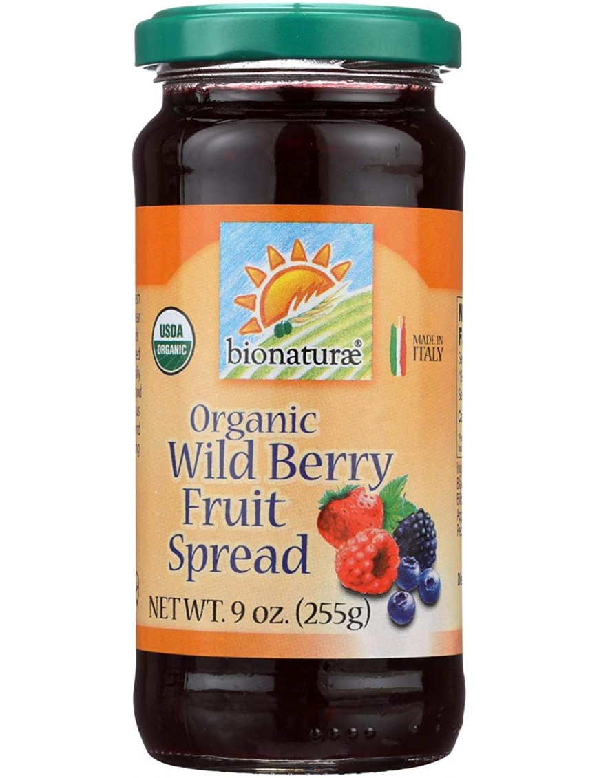 Bionaturae Wild Berry Fruit Spread (12x9 Oz)