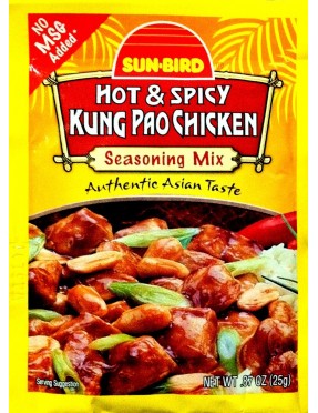 Sunbird Hot & Spicy Kung Pao Chicken Seasoning Mix (24x0.88 Oz)