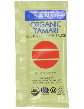 San-J Organic Wheat Free Tamari Soy Sauce (200x0.25Oz)