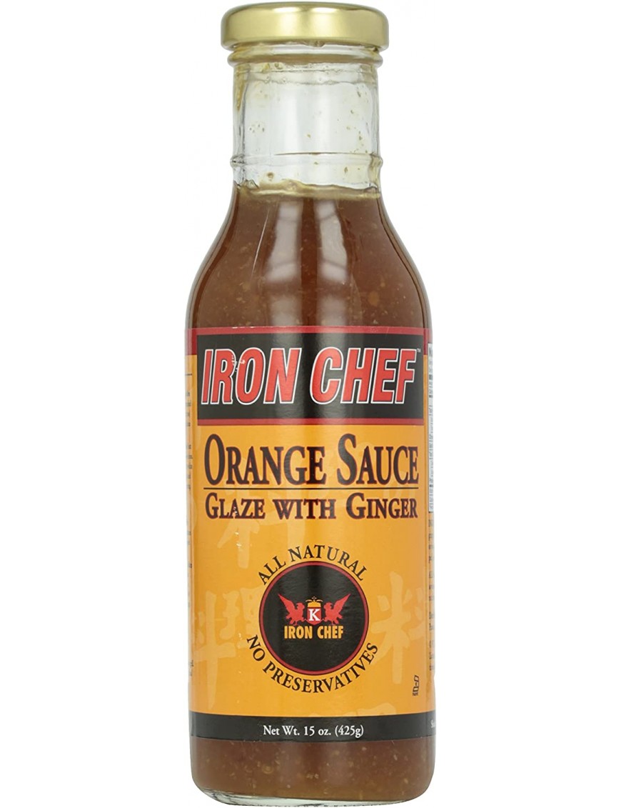 Iron Chef Orange Sauce Glaze with Ginger (6x14 Oz)