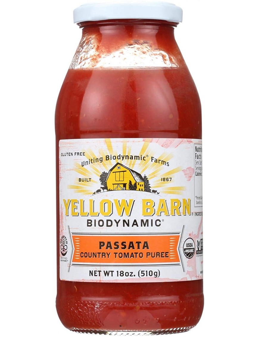 Yellow Barn Biodynamic Og2 Tomato Puree Passion (6x18Oz)