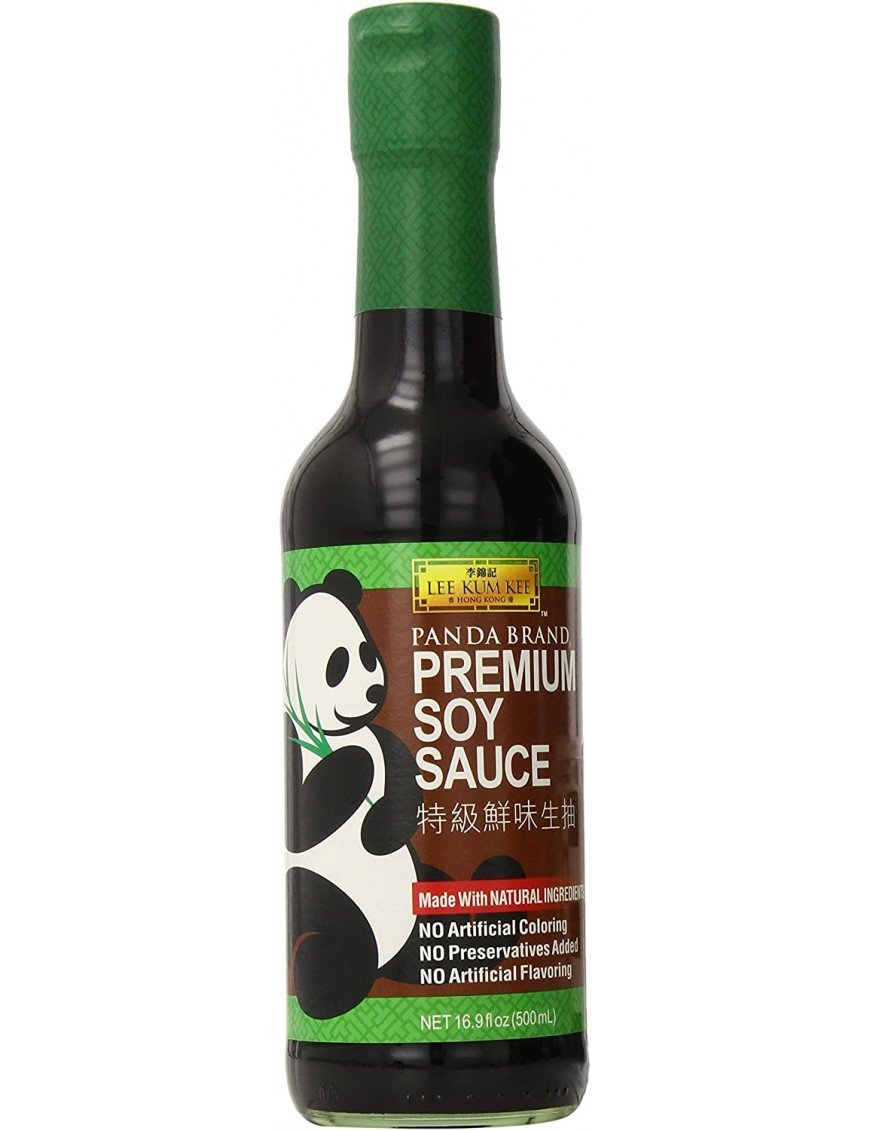 Lee Kum Kee Panda Brand Premium Soy Sauce (6x16.9Oz)