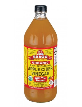 Bragg Liquid Aminos Org Raw Unsweetened Apple Cider Vinegar (12x32 Oz)