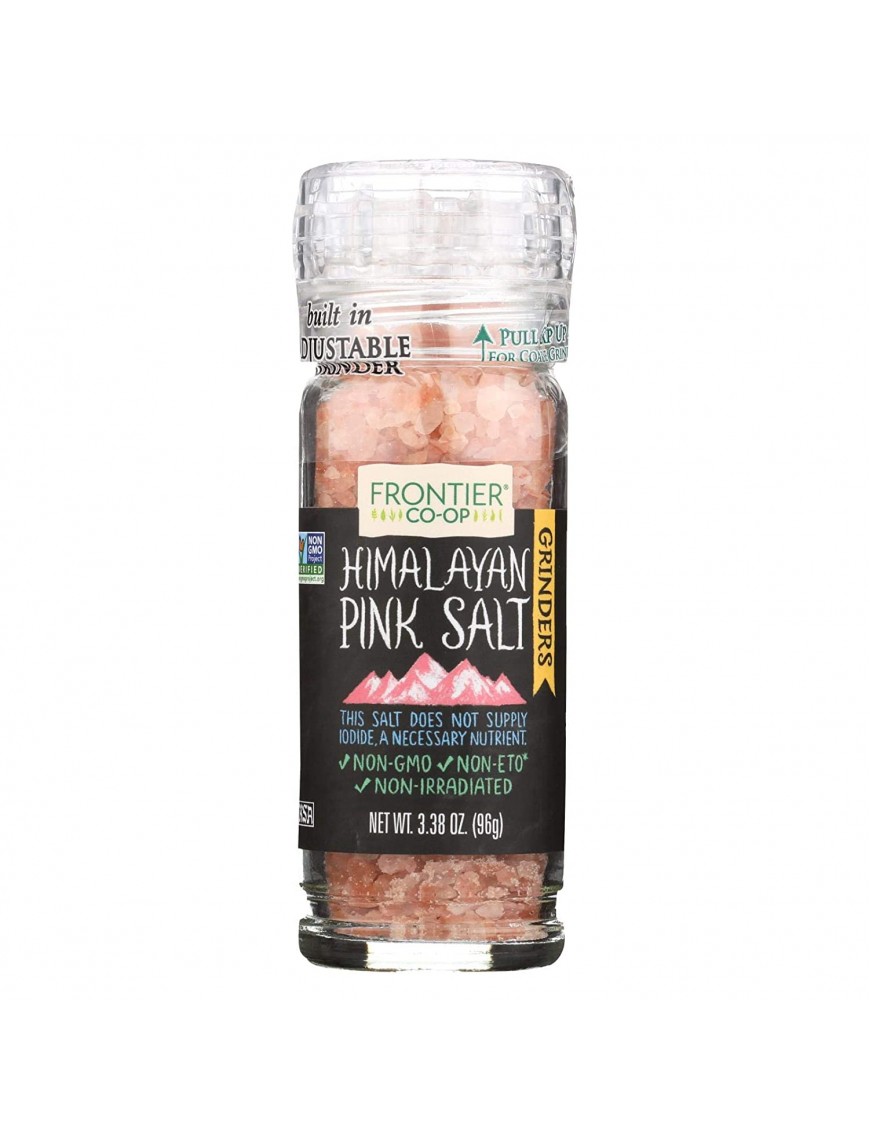 Frontier Natural Products Himilayan Pink Salt, Grinder (6x3.4 Oz)