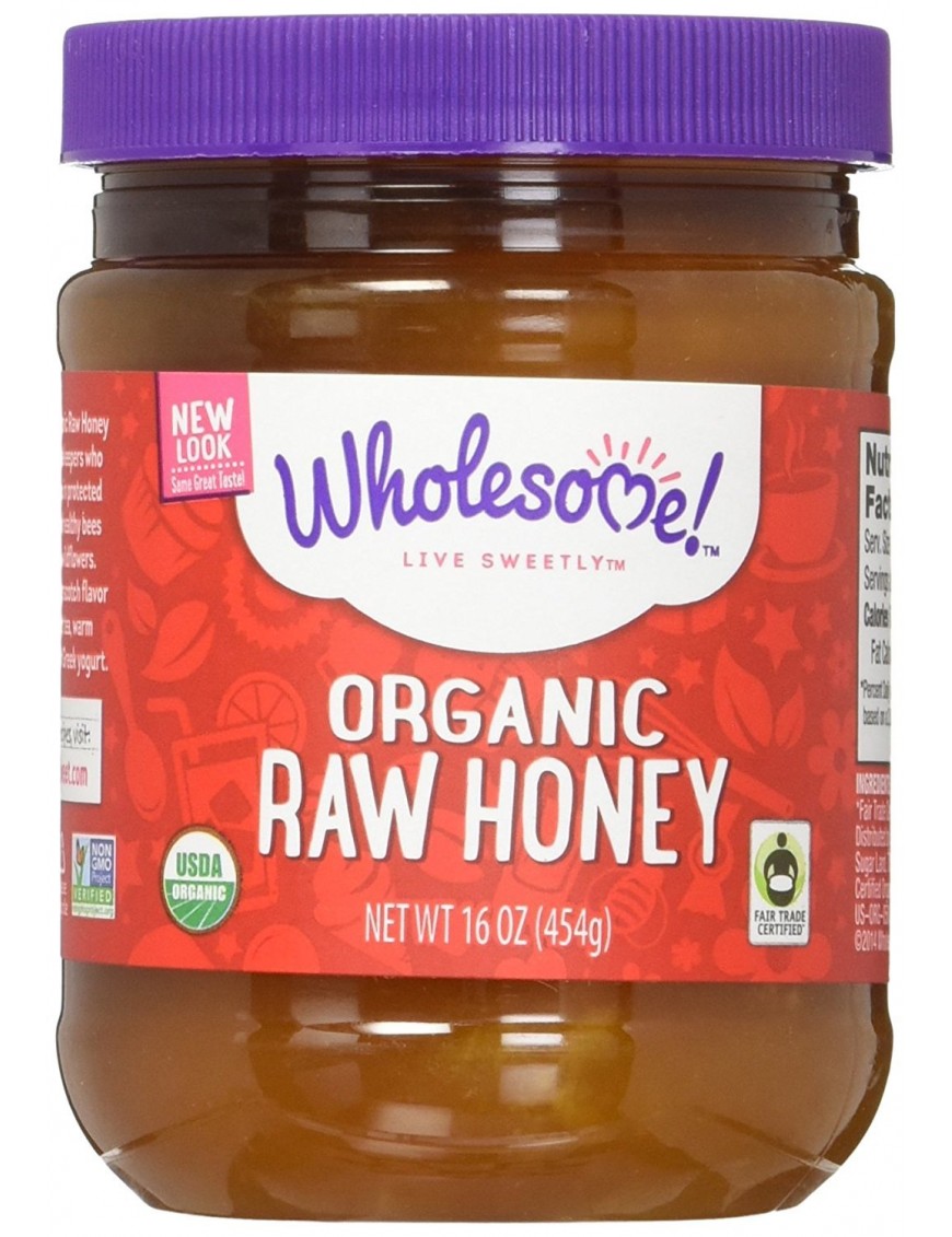 Wholesome Sweeteners Raw Honey Fair Trade (6x16 Oz)