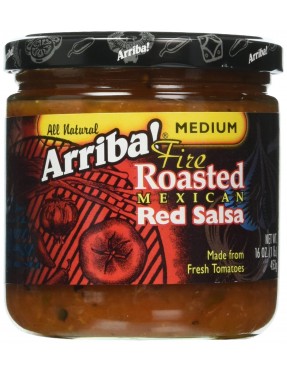 Arriba! Fire Roasted Mexican Red SalsaMedium (6x16Oz)