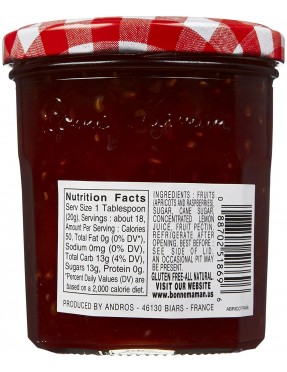 Bonne Maman Bonne Apricot Raspberry Preserve (Qty; 6x13 Oz)