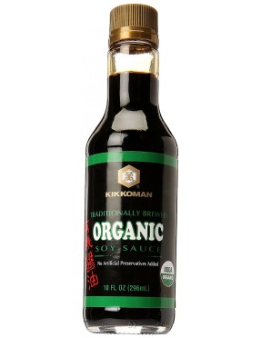 Kikkoman Organic Soy Sauce (6x10Oz)