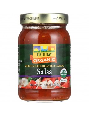 Field Day Organic Fire Roasted Garlic Salsa (12x16Oz)