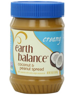 Earth Balance Creamy Coconut Peanut Butter (12x16 Oz)