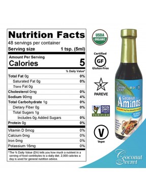 Coconut Secret Raw Coconut Aminos (12x8 Oz)