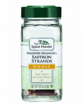 Spice Hunter Saffron Strands, Spanish Mancha, Whole (6x0.01Oz)