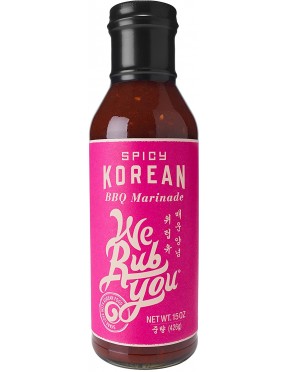 We Rub You Korean BBQ Sauce Spicy (6x15Oz)