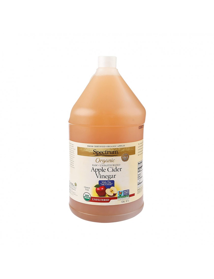 Spectrum Naturals Unfiltered Apple Cider Vinegar (4x1 Gal)