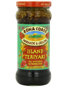 Kona Coast Marinade & Grilling SauceIsland Teriyaki (6x15Oz)