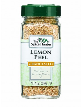 Spice Hunter Lemon Peel, Granulated (6x2.1Oz)