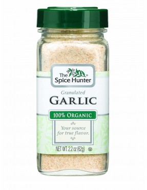 Spice Hunter Garlic, Granulated, Organic (6x2.2Oz)