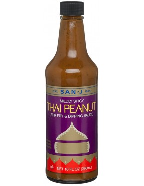 San-J Thai Peanut Cooking Sauce (6x10 Oz)