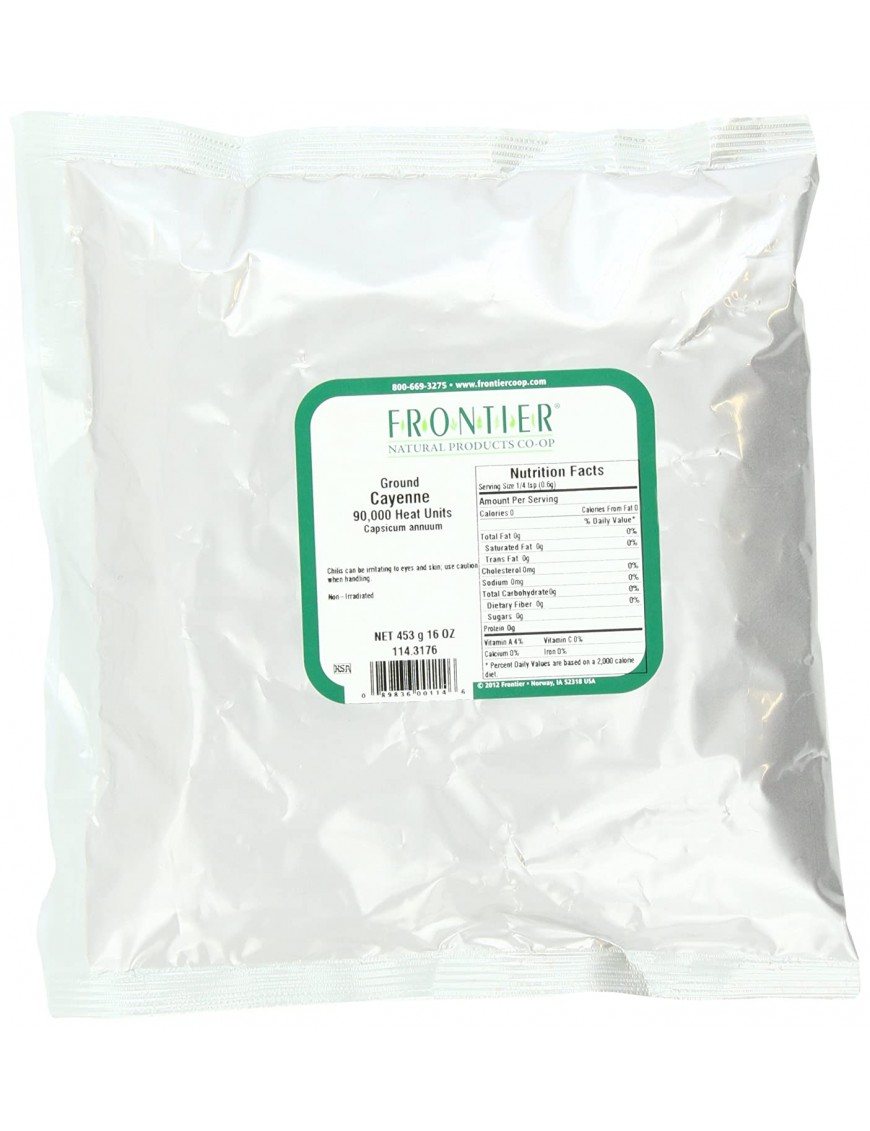 Frontier Herb Cayenne 90000 Hu (1x1 Lb)