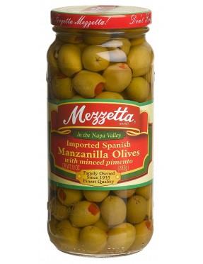 Mezzetta Spanish Manzanilla Olives With Pimento (6x10Oz)