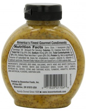 Inglehoffer Dijon Stone Ground Mustard With Red Wine & Herb (6x10.25Oz)