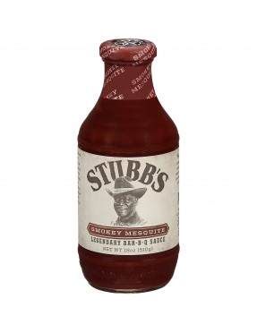 Stubbs Smokey Mesquite BBQ Sauce (6x18Oz)