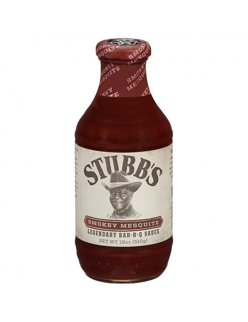 Stubbs Smokey Mesquite BBQ Sauce (6x18Oz)