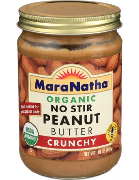 Maranatha Organic Peanut Butter No Stir Crunchy (6x16 OZ)