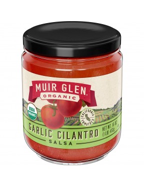 Muir Glen Garlc Cilantro Med Salsa (12x16 Oz)