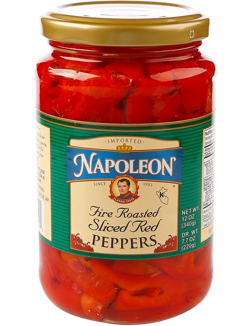 Napoleon Co. Red Peppers Sliced (12x12OZ )