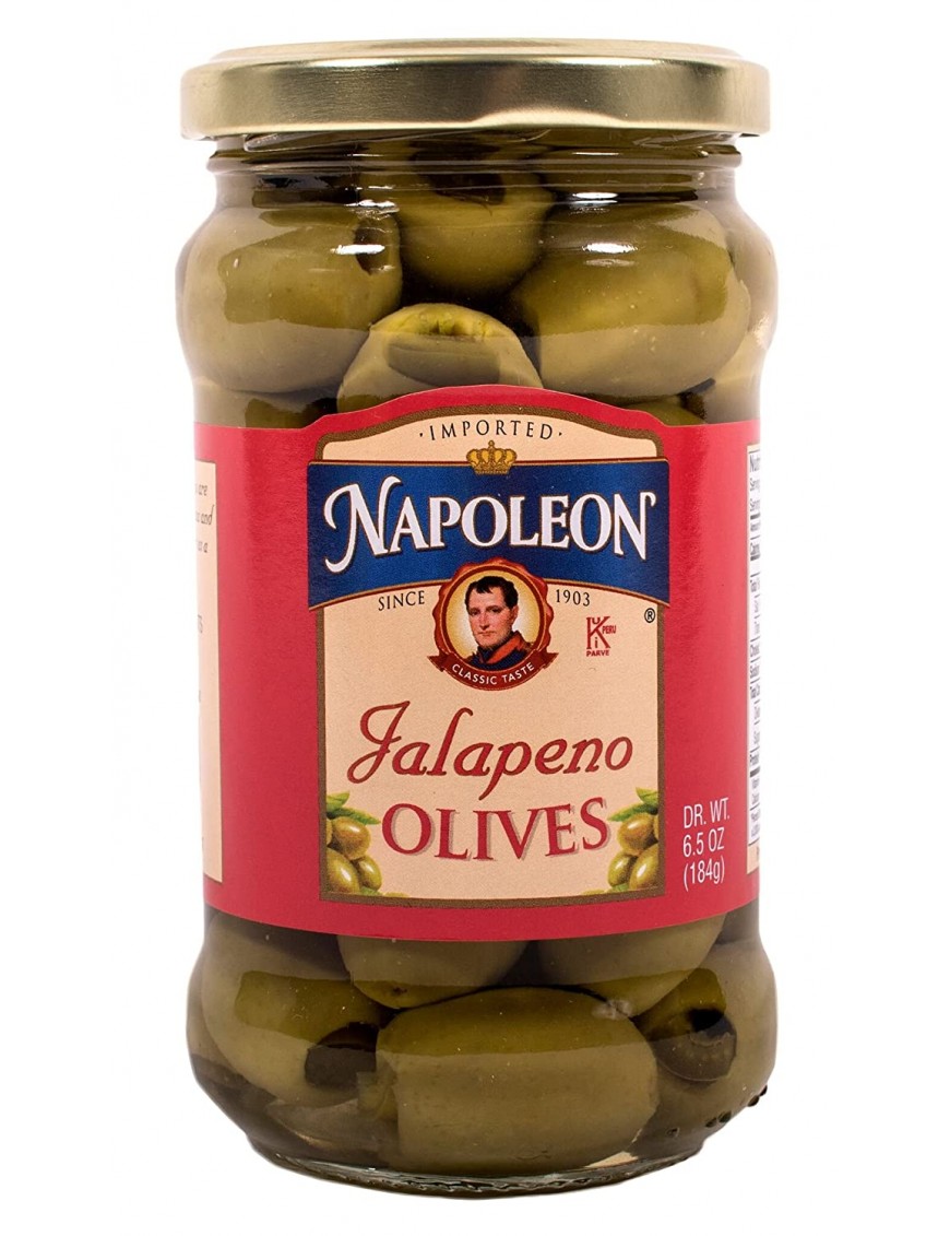 Napoleon Jalapeno Stuffed Olives (12x6.5Oz)