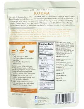 Saffron Road Korma Simmer Sauce (8x7OZ )