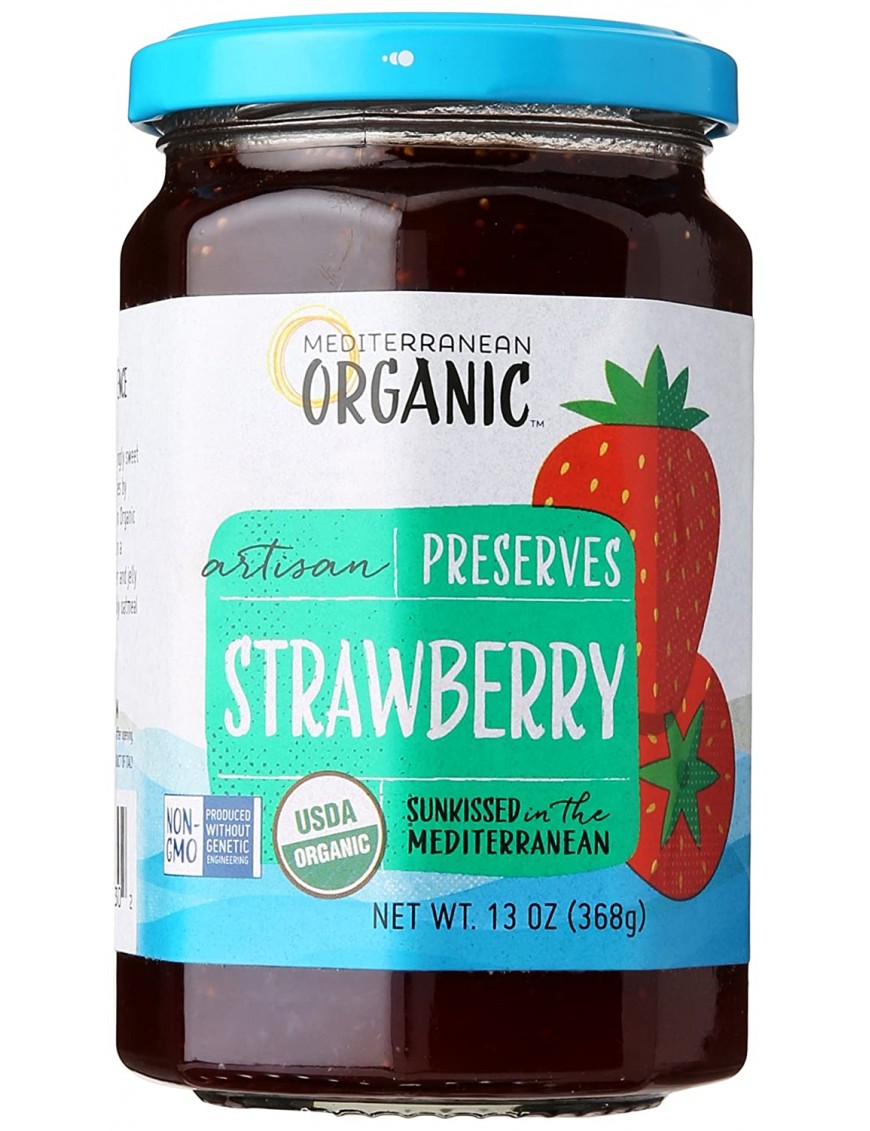 Mediterranean Organics Strawberry Preserves (12x13 Oz)