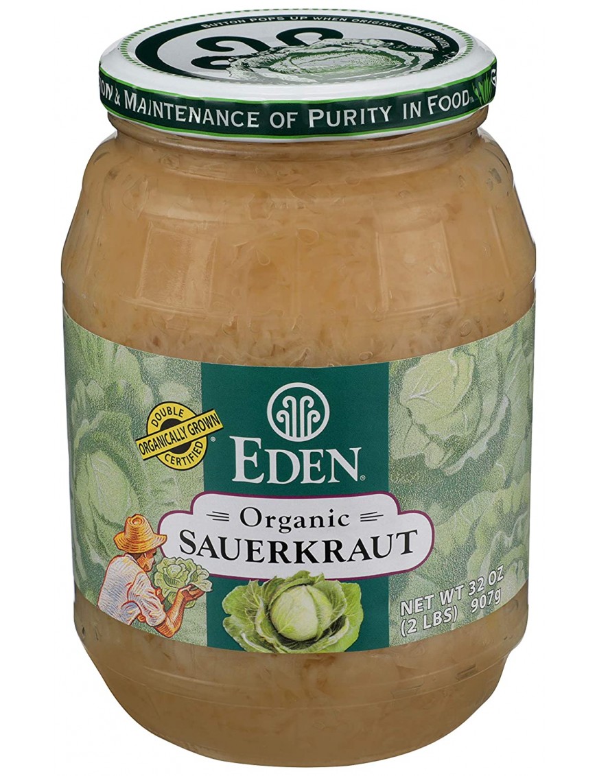 Eden Foods Sauerkraut Glass (12x32 Oz)