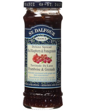 St. Dalfour Raspberry Pomegranate 100% Fruit Conserve (6x10 Oz)