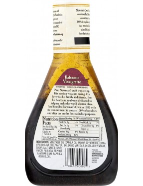 Newman's Own Balsamic Vinaigrette Dressing (6x16 Oz)